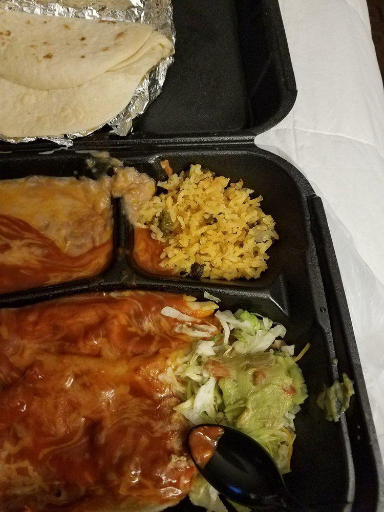 Beef Enchilada Plate · 