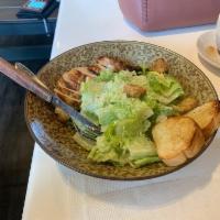 Chicken Caesar Salad · Green salad with Caesar dressing and cheese. Poultry. 
