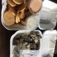 Gyro House Fries with Gyro Meat · 