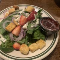 Strawberry Spinach Salad · 