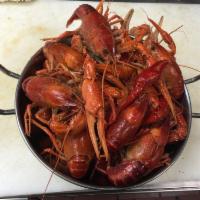 Shrimp and Crab Legs Combo · 10 piece shrimp and 1/2 lb. crab leg.