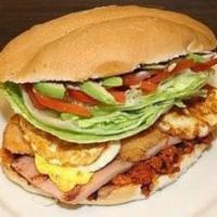 Torta · Our Tortas are made with fresh local bread made daily. With lettuce, tomatoes, onions, jalap...