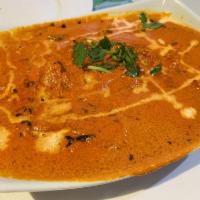 Chicken Tikka Masala · Chefs special. Boneless grilled chicken cooked with tomato, special spices and a touch of cr...