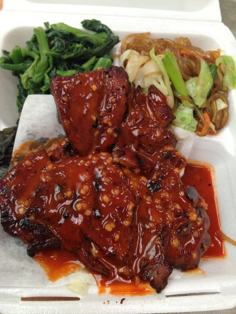 Spicy BBQ Chicken Plate · 