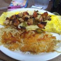 Grilled Chicken Omelet · 