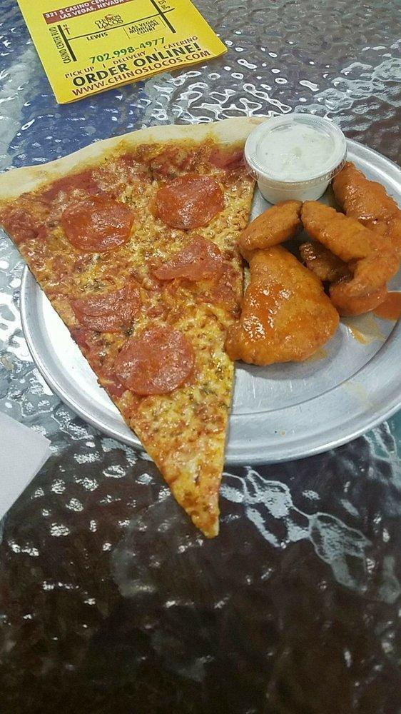 Pizza Slice, Chicken Fingers and Drink Lunch Special · 
