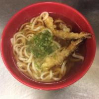 Shrimp Tempura Udon Soup · 