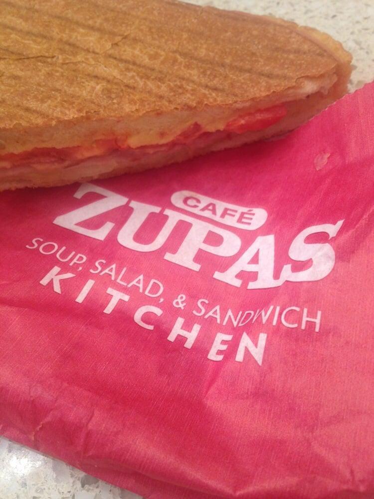 Café Zupas · Soup · Salads · Sandwiches · Salad · Dessert