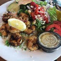 Grilled Shrimp · Seasoned and grilled with lemon juice, butter, and just a touch of blackened seasoning.