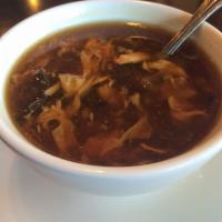 Hot & Sour Soup · Soup that is both spicy and sour, typically flavored with hot pepper and vinegar.