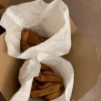 Fish and Chips · Seasonal fish, coleslaw, fries.