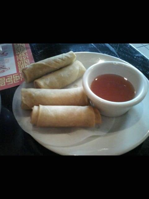 Vegetable Spring Roll · Five pieces.