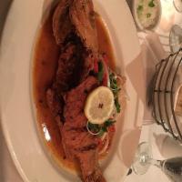 Panéed Gulf Fish With Jumbo Lump Crabmeat · 
