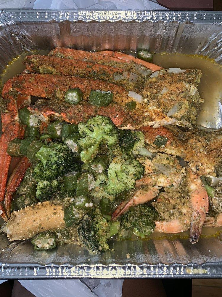 Snow Crab · Mother's special seafood blend.