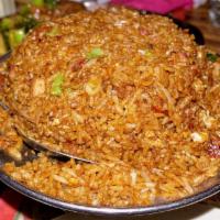 Pork Fried Rice · Plain stir-fried rice with pork.