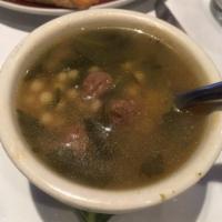 Wedding Soup · Green vegetables, meat and chicken broth.