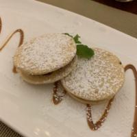 Alfajores · Typical Peruvian desserts, anise cookies with caramel milk.