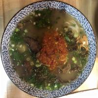 Sour Soup Vegetables Noodle · 