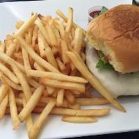 Turkey Burger · Served with your choice of cheese and your choice of side.  (No antibiotic NO Hormone) Never...