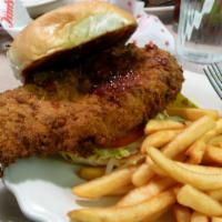 Crispy Chicken BBQ Ranch Sandwich · 