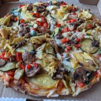 Grilled Veggie Pizza · 