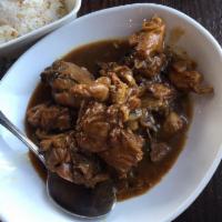 Classic Chicken Adobo · Popular philippine chicken stew richly marinated in soy sauce and vinegar. Enhanced with the...