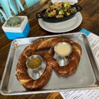 Pub Pretzel · Giant Bavarian pretzel served with IPA beer cheese and spicy mustard. Substitute served with...