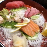 Sashimi Combo · 12 pieces of raw fish, chef's choice.