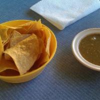 Chips and Salsa Verde · 