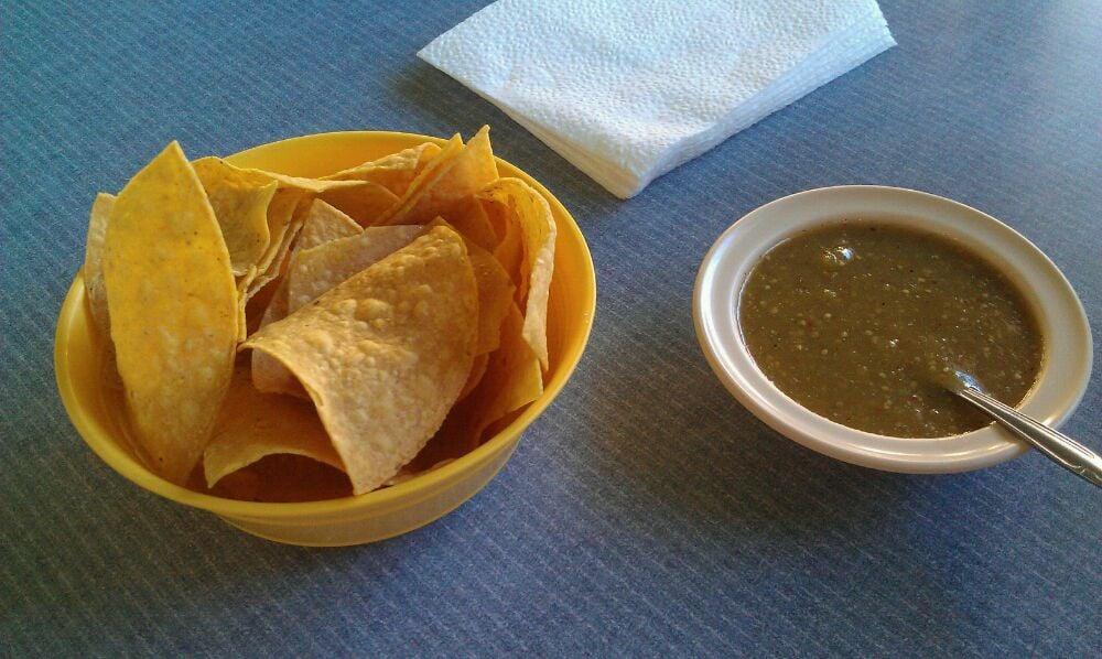 Chips and Salsa Verde · 