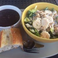 Romaine & Kale Caesar Salad · 