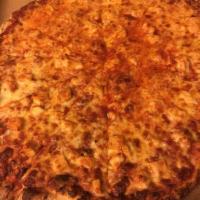 Buffalo Chicken Pizza · Oven baked chicken breast dipped in our signature buffalo sauce. No