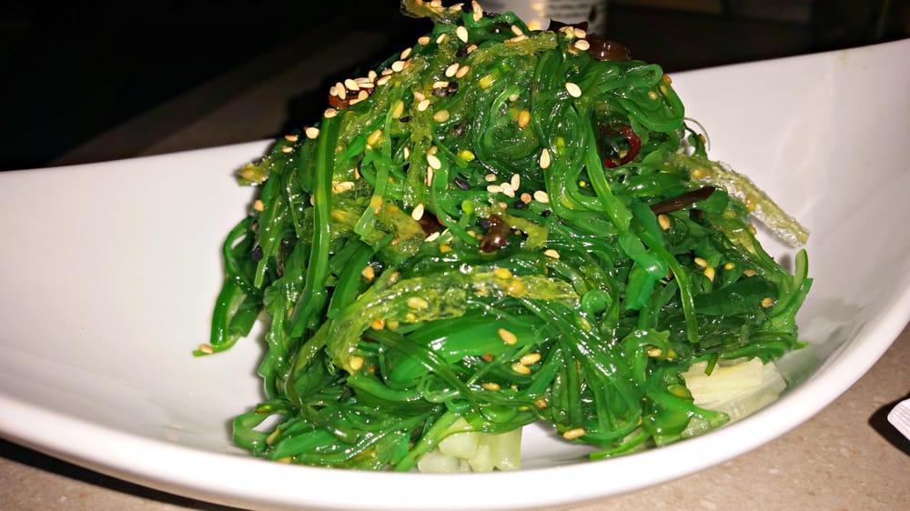 Seaweed Salad · Seaweed seasoned in sesame. Vegetarian.