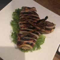 Grilled Squid · Grilled baby squid.