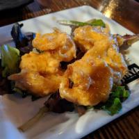 Spicy Creamy Shrimp Tempura · Crispy shrimp tempura tossed in Jinny's original spicy mayonnaise done in the classic ebi-ma...