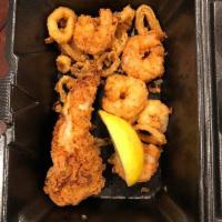 Shrimp Platter · Buttermilk marinated Shrimp, lightly breaded in our Cajun style breading and deep fried to a...