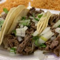 Carne Asada Soft Taco · 