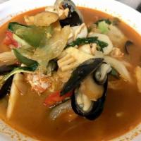 Seafood Noodle Soup · 