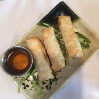 Crab Meat Spring Roll · 