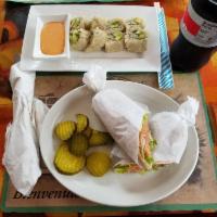 Lox and Cream Cheese Wrap · 