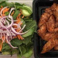 Grilled Chicken Kabob Salad · Honey BBQ, Teriyaki, Buffalo, Sweet And Spicy Asian, Grilled Teriyaki, Or Grilled Buffalo.
