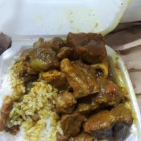 Curry Goat · Curry seasoned dish
