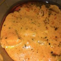 Chicken Tikka Masala · Chicken breast cooked in onions and bell peppers in tomatoes sauce with exotic herbs, and cr...