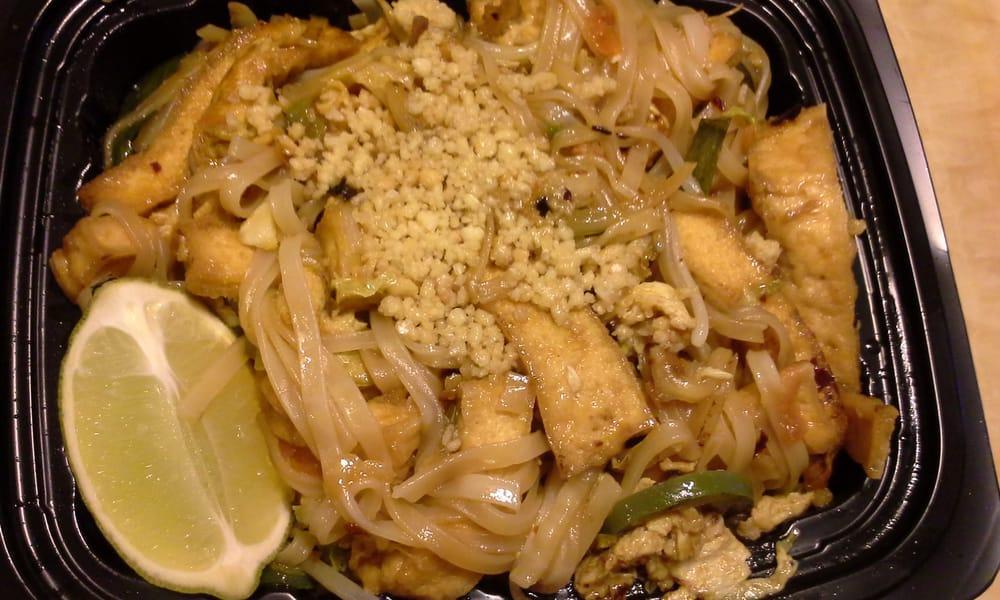 Pad Thai · Choice of chicken or beef. Add shrimp and comb for an additional charge.