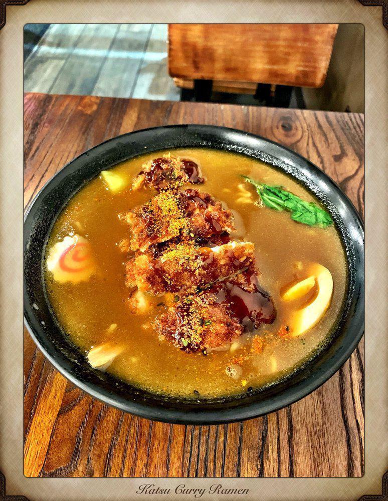 Pork Katsu Curry Ramen · Pork Katsu with Curry soup