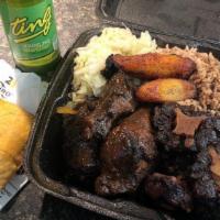 Oxtail and Jerk Chicken Combo · 