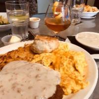 Country Fried Steak And Eggs · 