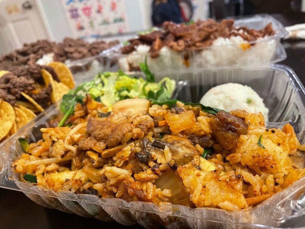 Kimchi Fried Rice Burrito · 