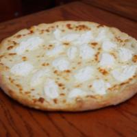 White Pizza · Ricotta and Mozzarella cheese.

Served as is, no modifiers.