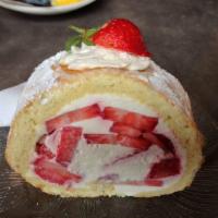 Strawberry Roulade · 